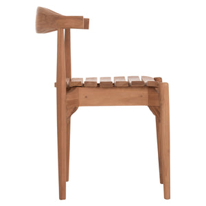 ΚΑΡΕΚΛΑ ΤΡΑΠΕΖΑΡΙΑΣ ΕΞ.ΧΩΡΟΥ DONNY HM6378 ΞΥΛΟ TEAK 52x54x74Υεκ. - Pakobazaar
