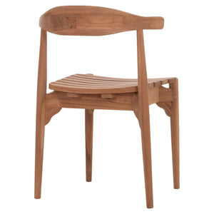 ΚΑΡΕΚΛΑ ΤΡΑΠΕΖΑΡΙΑΣ ΕΞ.ΧΩΡΟΥ DONNY HM6378 ΞΥΛΟ TEAK 52x54x74Υεκ. - Pakobazaar