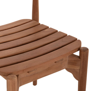 ΚΑΡΕΚΛΑ ΤΡΑΠΕΖΑΡΙΑΣ ΕΞ.ΧΩΡΟΥ DONNY HM6378 ΞΥΛΟ TEAK 52x54x74Υεκ. - Pakobazaar