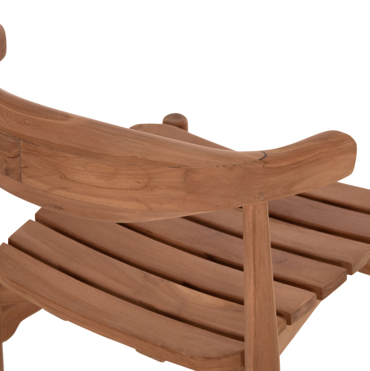 ΚΑΡΕΚΛΑ ΤΡΑΠΕΖΑΡΙΑΣ ΕΞ.ΧΩΡΟΥ DONNY HM6378 ΞΥΛΟ TEAK 52x54x74Υεκ. - Pakobazaar