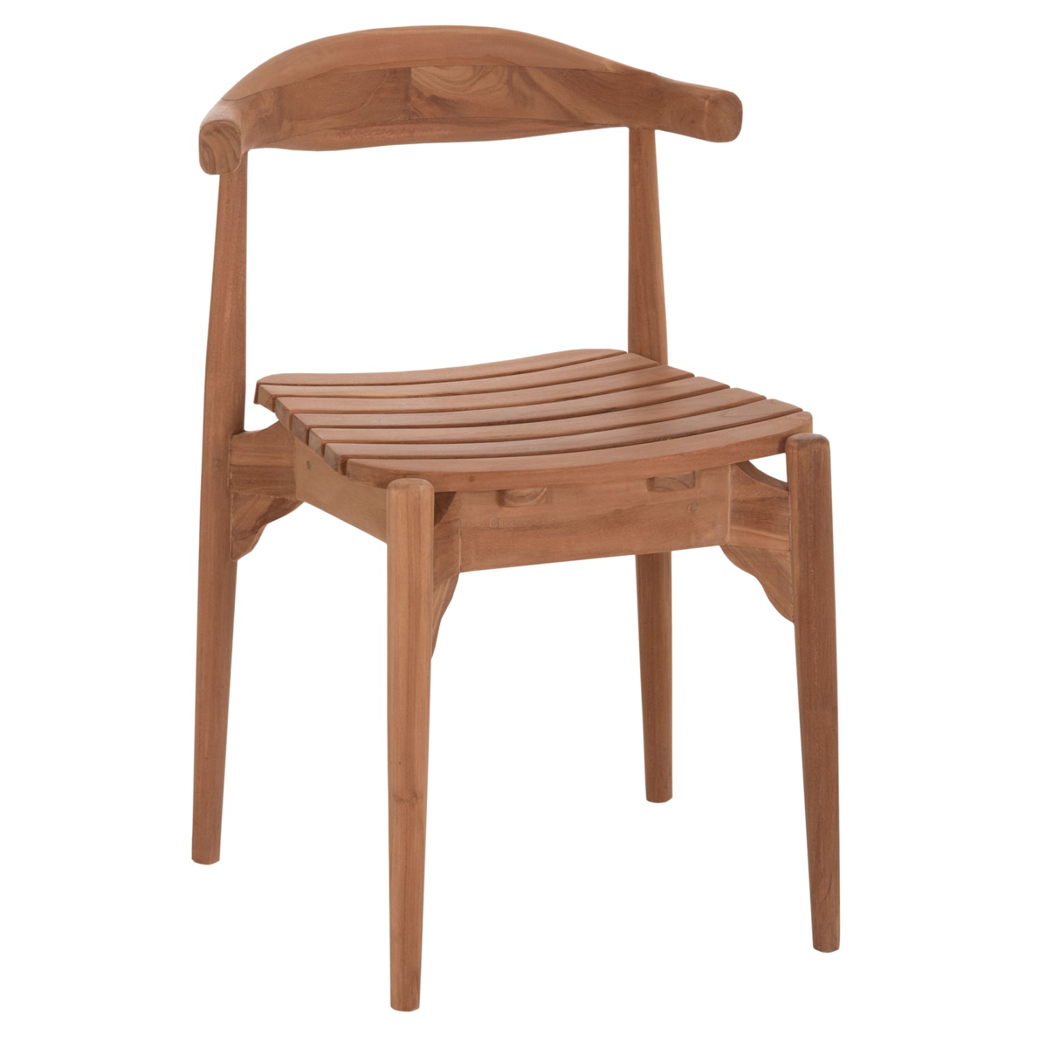 ΚΑΡΕΚΛΑ ΤΡΑΠΕΖΑΡΙΑΣ ΕΞ.ΧΩΡΟΥ DONNY HM6378 ΞΥΛΟ TEAK 52x54x74Υεκ. - Pakobazaar