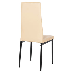 ΚΑΡΕΚΛΑ ΤΡΑΠΕΖΑΡΙΑΣ LADY HM0037.25 ΑΝΟΙΧΤΟ ΚΡΕΜ PU ΣΚΕΛΕΤΟΣ ΜΑΥΡΟΣ ΜΕΤΑΛ. (K/D) 42x44x95Υεκ - Pakobazaar