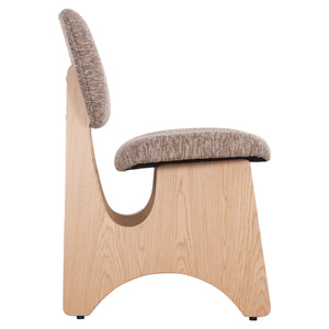 ΚΑΡΕΚΛΑ ΤΡΑΠΕΖΑΡΙΑΣ BELLISI HM18248.01 ΚΑΦΕ ΥΦΑΣΜΑ-PLYWOOD ΧΡΩΜΑ ΔΡΥΟΣ 53x56x78Υεκ. - Pakobazaar