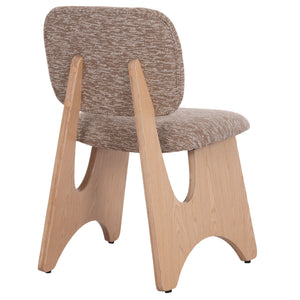 ΚΑΡΕΚΛΑ ΤΡΑΠΕΖΑΡΙΑΣ BELLISI HM18248.01 ΚΑΦΕ ΥΦΑΣΜΑ-PLYWOOD ΧΡΩΜΑ ΔΡΥΟΣ 53x56x78Υεκ. - Pakobazaar