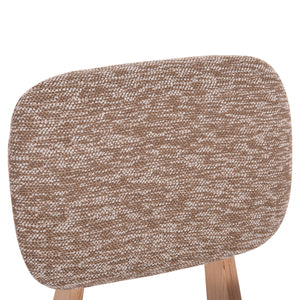 ΚΑΡΕΚΛΑ ΤΡΑΠΕΖΑΡΙΑΣ BELLISI HM18248.01 ΚΑΦΕ ΥΦΑΣΜΑ-PLYWOOD ΧΡΩΜΑ ΔΡΥΟΣ 53x56x78Υεκ. - Pakobazaar