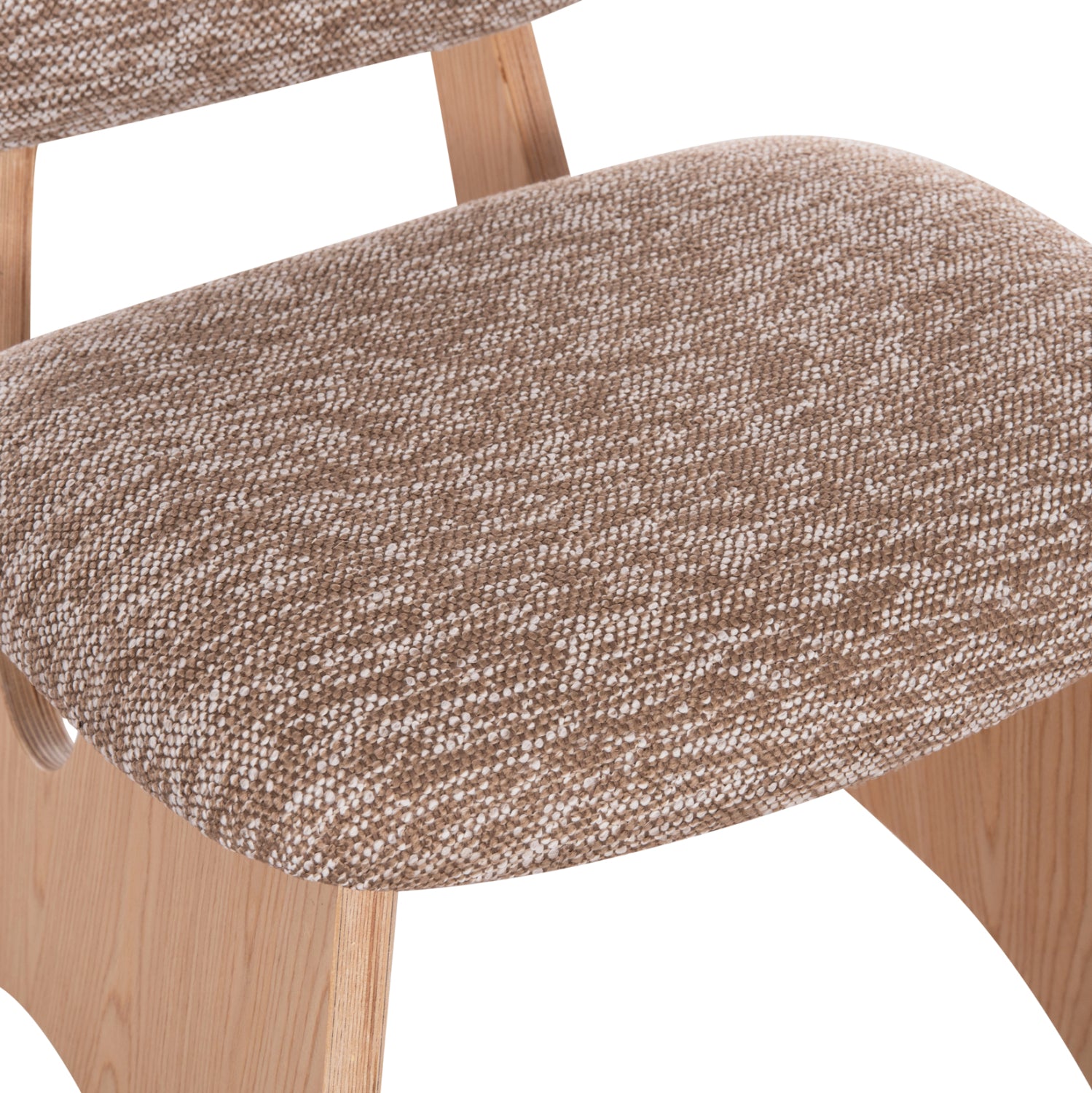 ΚΑΡΕΚΛΑ ΤΡΑΠΕΖΑΡΙΑΣ BELLISI HM18248.01 ΚΑΦΕ ΥΦΑΣΜΑ-PLYWOOD ΧΡΩΜΑ ΔΡΥΟΣ 53x56x78Υεκ. - Pakobazaar
