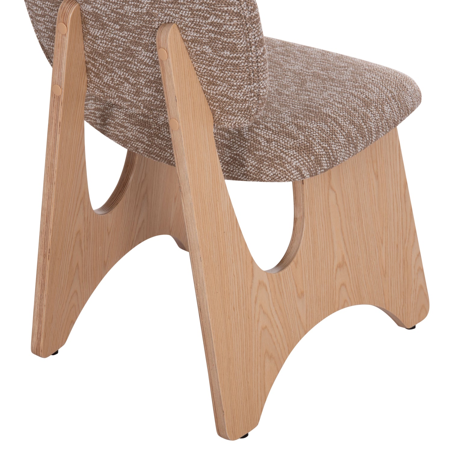 ΚΑΡΕΚΛΑ ΤΡΑΠΕΖΑΡΙΑΣ BELLISI HM18248.01 ΚΑΦΕ ΥΦΑΣΜΑ-PLYWOOD ΧΡΩΜΑ ΔΡΥΟΣ 53x56x78Υεκ. - Pakobazaar