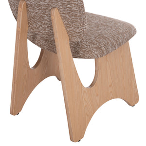 ΚΑΡΕΚΛΑ ΤΡΑΠΕΖΑΡΙΑΣ BELLISI HM18248.01 ΚΑΦΕ ΥΦΑΣΜΑ-PLYWOOD ΧΡΩΜΑ ΔΡΥΟΣ 53x56x78Υεκ. - Pakobazaar