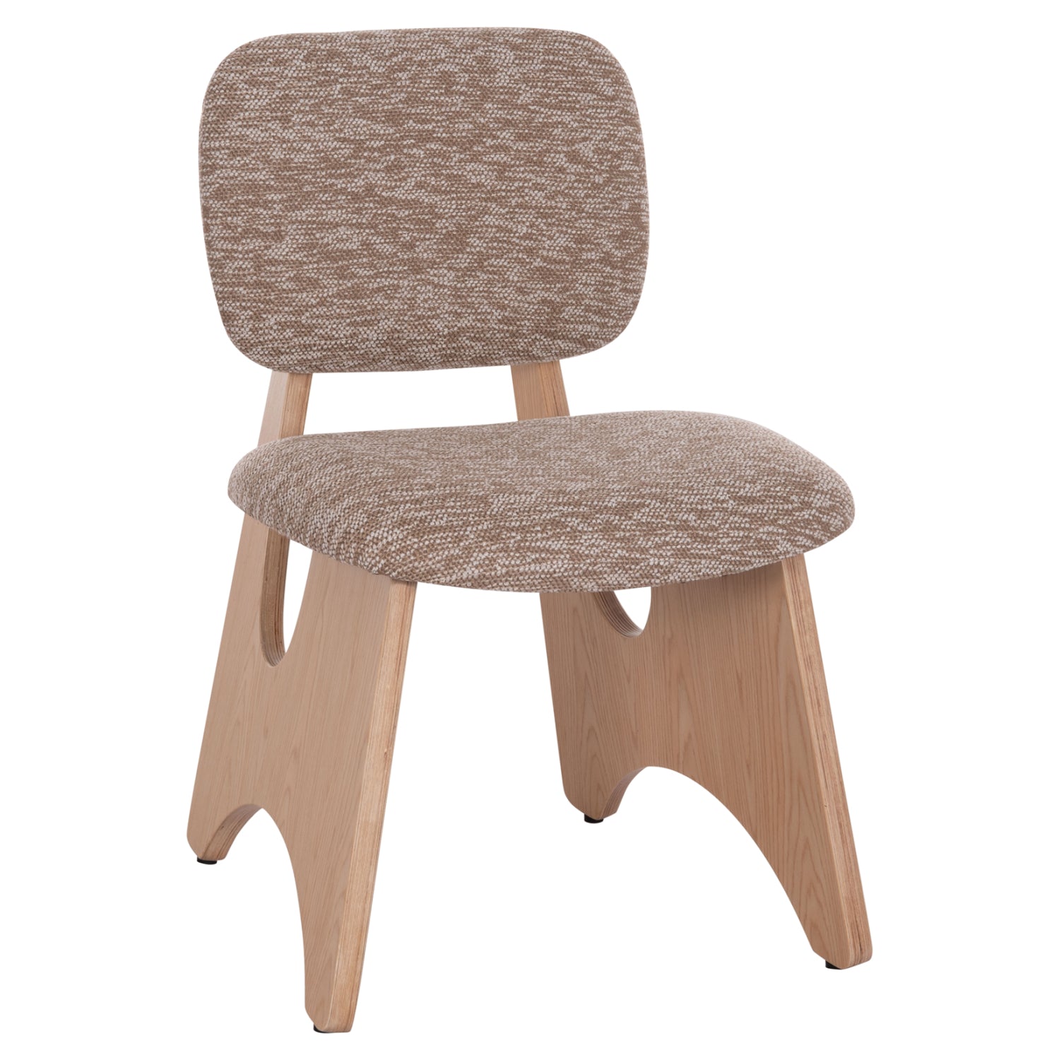 ΚΑΡΕΚΛΑ ΤΡΑΠΕΖΑΡΙΑΣ BELLISI HM18248.01 ΚΑΦΕ ΥΦΑΣΜΑ-PLYWOOD ΧΡΩΜΑ ΔΡΥΟΣ 53x56x78Υεκ. - Pakobazaar