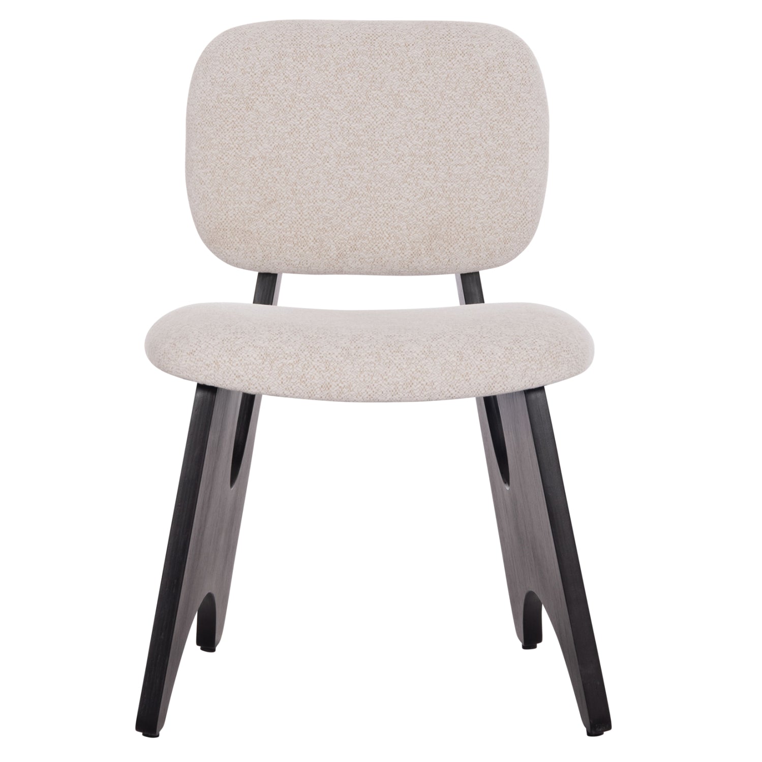 ΚΑΡΕΚΛΑ ΤΡΑΠΕΖΑΡΙΑΣ BELLISI HM18248.02 ΕΚΡΟΥ ΥΦΑΣΜΑ-PLYWOOD ΣΕ ΜΑΥΡΟ 53x56x78Υεκ. - Pakobazaar