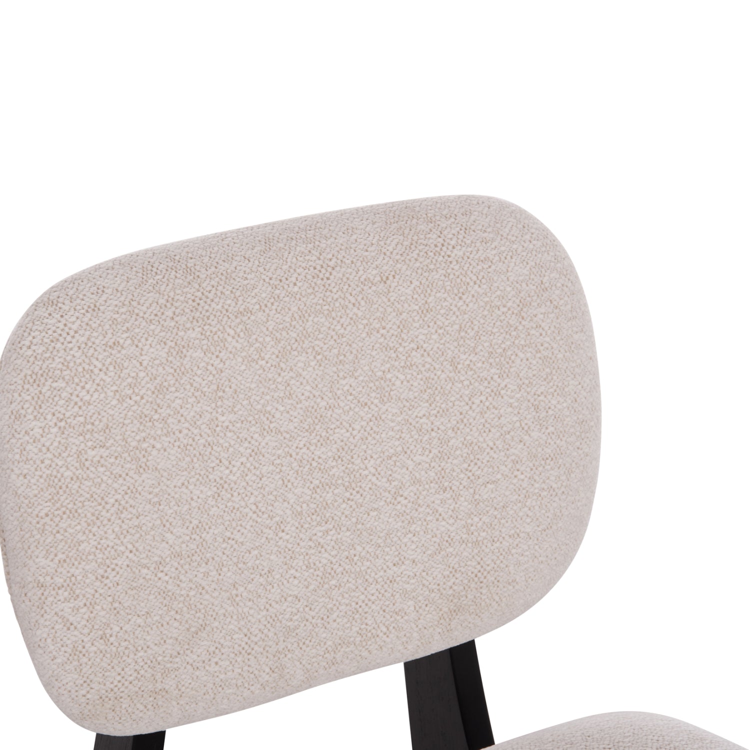 ΚΑΡΕΚΛΑ ΤΡΑΠΕΖΑΡΙΑΣ BELLISI HM18248.02 ΕΚΡΟΥ ΥΦΑΣΜΑ-PLYWOOD ΣΕ ΜΑΥΡΟ 53x56x78Υεκ. - Pakobazaar