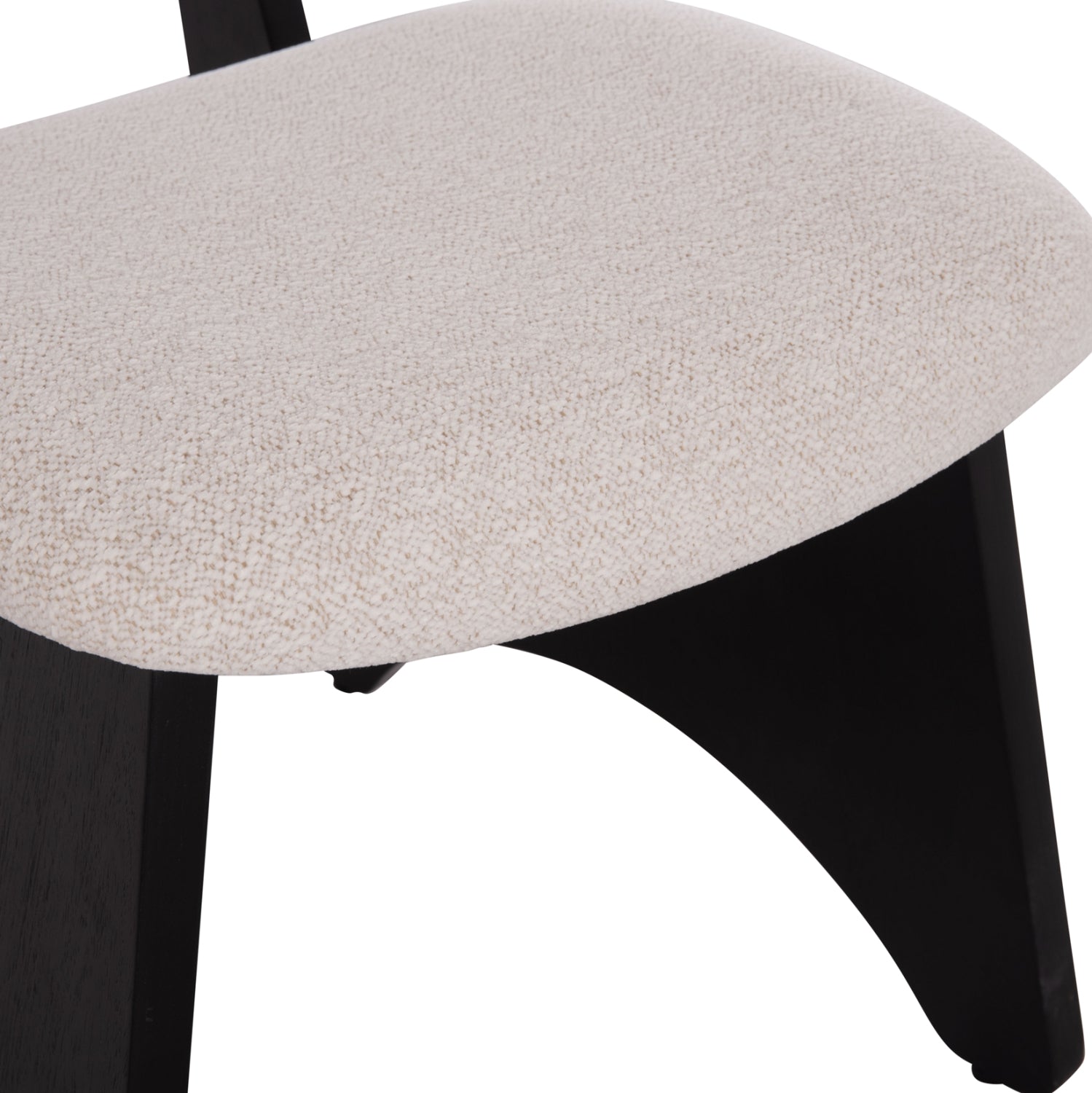 ΚΑΡΕΚΛΑ ΤΡΑΠΕΖΑΡΙΑΣ BELLISI HM18248.02 ΕΚΡΟΥ ΥΦΑΣΜΑ-PLYWOOD ΣΕ ΜΑΥΡΟ 53x56x78Υεκ. - Pakobazaar