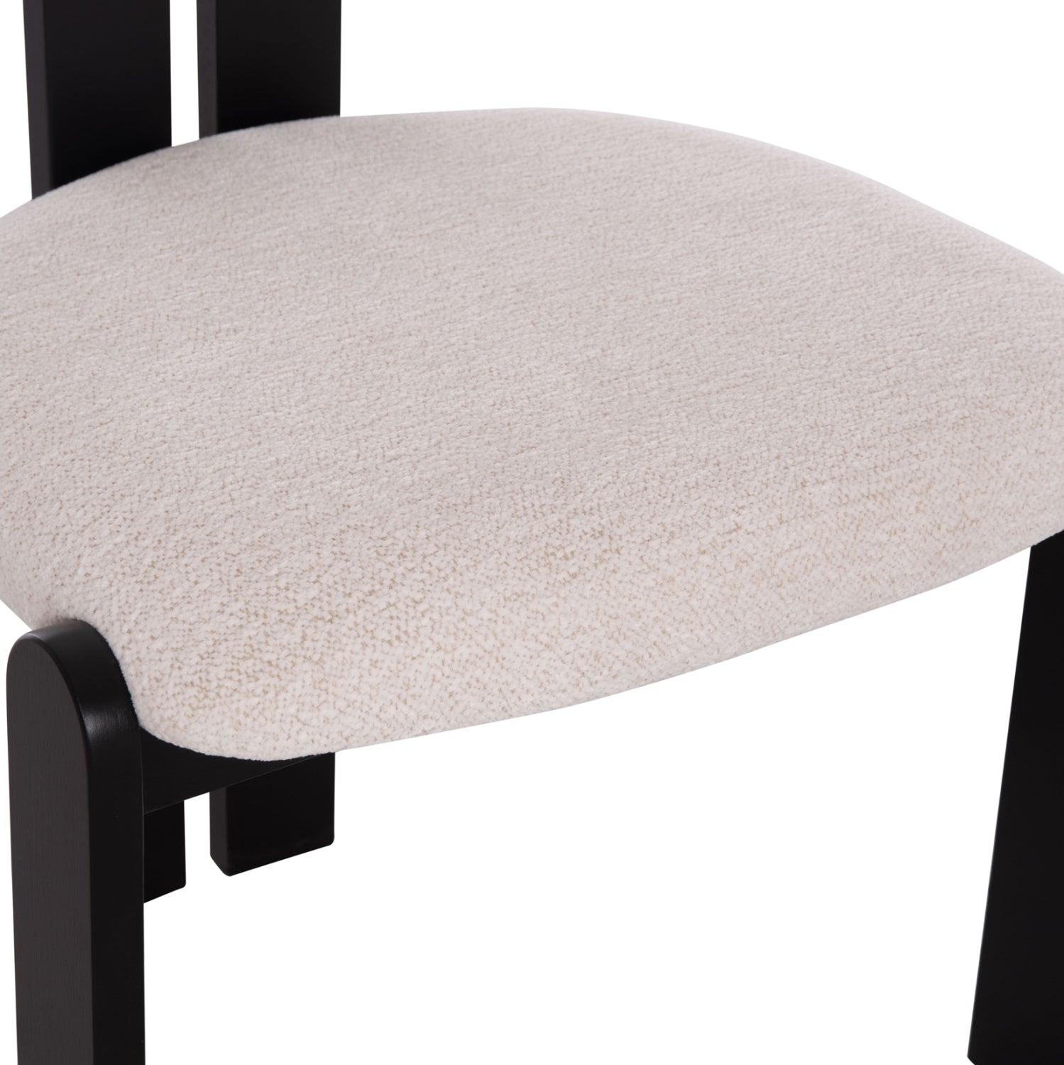 ΚΑΡΕΚΛΑ ΤΡΑΠΕΖΑΡΙΑΣ KARVO HM18252.02 ΕΚΡΟΥ ΥΦΑΣΜΑ--ΞΥΛΟ ΣΕ ΜΑΥΡΟ 57x50x78,5Υεκ. - Pakobazaar