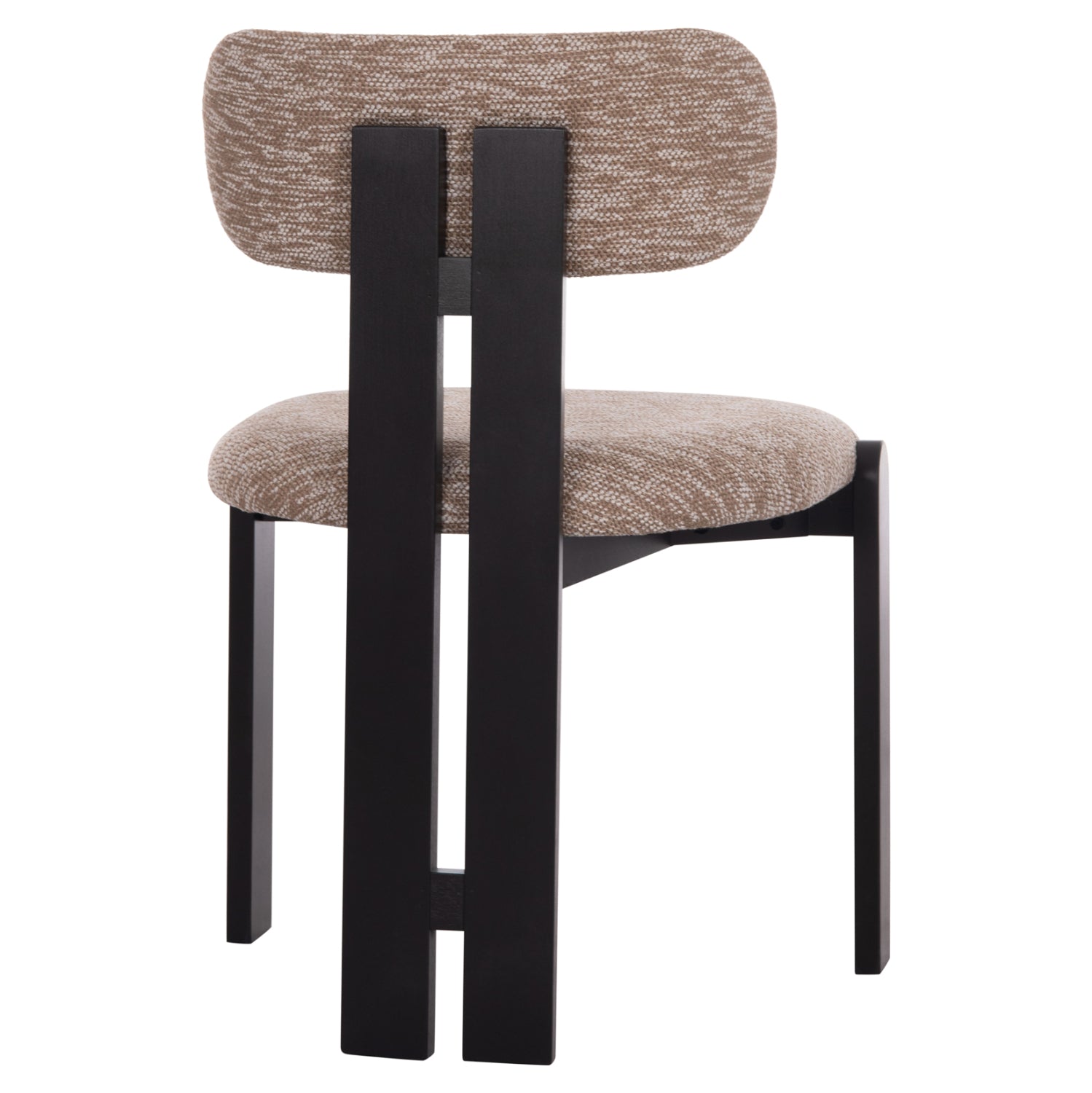 ΚΑΡΕΚΛΑ ΤΡΑΠΕΖΑΡΙΑΣ KARVO HM18252.03 ΚΑΦΕ ΥΦΑΣΜΑ--ΞΥΛΟ ΣΕ ΜΑΥΡΟ 57x50x78,5Υεκ. - Pakobazaar