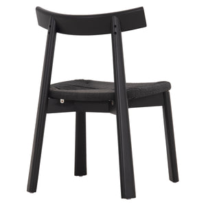 KΑΡΕΚΛΑ ΤΡΑΠΕΖΑΡΙΑΣ OSORIO HM18335.02 RUBBERWOOD & ΣΧΟΙΝΙ ΣΕ ΜΑΥΡΟ 51x55x74Υεκ - Pakobazaar