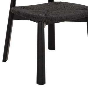 KΑΡΕΚΛΑ ΤΡΑΠΕΖΑΡΙΑΣ OSORIO HM18335.02 RUBBERWOOD & ΣΧΟΙΝΙ ΣΕ ΜΑΥΡΟ 51x55x74Υεκ - Pakobazaar
