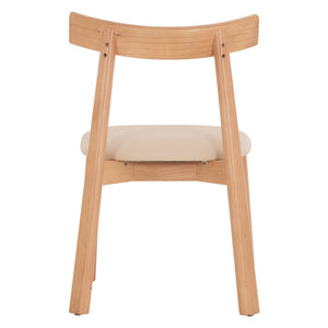 KΑΡΕΚΛΑ ΤΡΑΠΕΖΑΡΙΑΣ OSORIO HM18335.11 RUBBERWOOD ΦΥΣΙΚΟ-ΕΚΡΟΥ PU 51x55x74Υεκ - Pakobazaar