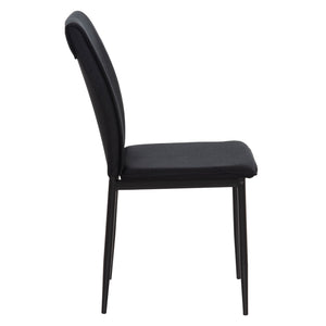 ΚΑΡΕΚΛΑ ΤΡΑΠΕΖΑΡΙΑΣ PERKY HM18347.02 ΜΑΥΡΟ ΥΦΑΣΜΑ & ΜΕΤΑΛΛΙΚΑ ΠΟΔΙΑ 44x60x87Υεκ - Pakobazaar