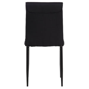 ΚΑΡΕΚΛΑ ΤΡΑΠΕΖΑΡΙΑΣ PERKY HM18347.02 ΜΑΥΡΟ ΥΦΑΣΜΑ & ΜΕΤΑΛΛΙΚΑ ΠΟΔΙΑ 44x60x87Υεκ - Pakobazaar