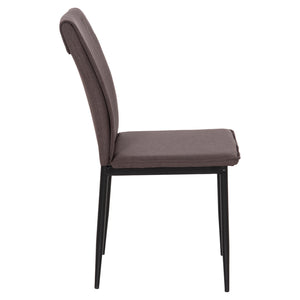 ΚΑΡΕΚΛΑ ΤΡΑΠΕΖΑΡΙΑΣ PERKY HM18347.03 ΚΑΦΕ ΥΦΑΣΜΑ-ΜΕΤΑΛ. ΠΟΔΙΑ ΜΑΥΡΑ 44x60x87Υεκ - Pakobazaar