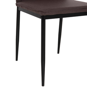 ΚΑΡΕΚΛΑ ΤΡΑΠΕΖΑΡΙΑΣ PERKY HM18347.03 ΚΑΦΕ ΥΦΑΣΜΑ-ΜΕΤΑΛ. ΠΟΔΙΑ ΜΑΥΡΑ 44x60x87Υεκ - Pakobazaar