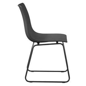 ΚΑΡΕΚΛΑ ΤΡΑΠΕΖΑΡΙΑΣ HYGGE HM18484.02 ΠΟΛΥΠΡΟΠΥΛΕΝΙΟ & ΜΕΤΑΛΛΟ ΣΕ ΜΑΥΡΟ 42x44x77Υεκ - Pakobazaar