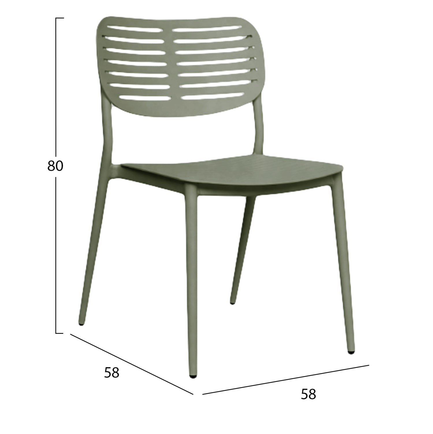 ΚΑΡΕΚΛΑ ΤΡΑΠΕΖΑΡΙΑΣ HILLIARD HM6645.07 ΑΛΟΥΜΙΝΙΟ OLIVE GREEN 44.5x58x80Υεκ - Pakobazaar