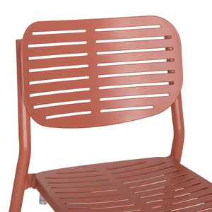 ΚΑΡΕΚΛΑ ΤΡΑΠΕΖΑΡΙΑΣ HILLIARD HM6645.08 ΑΛΟΥΜΙΝΙΟ ΣΕ TERRACOTTA 46x54x78Υεκ - Pakobazaar
