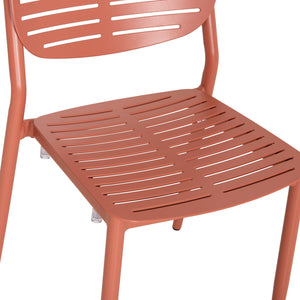 ΚΑΡΕΚΛΑ ΤΡΑΠΕΖΑΡΙΑΣ HILLIARD HM6645.08 ΑΛΟΥΜΙΝΙΟ ΣΕ TERRACOTTA 46x54x78Υεκ - Pakobazaar