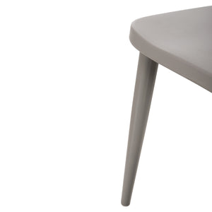 ΚΑΡΕΚΛΑ ΤΡΑΠΕΖΑΡΙΑΣ HM8052.22 VANESSA ΓΚΡΙ ΜΕ ΜΕΤΑΛΛΙΚΑ ΠΟΔΙΑ 42,5x44x81Υ εκ. - Pakobazaar