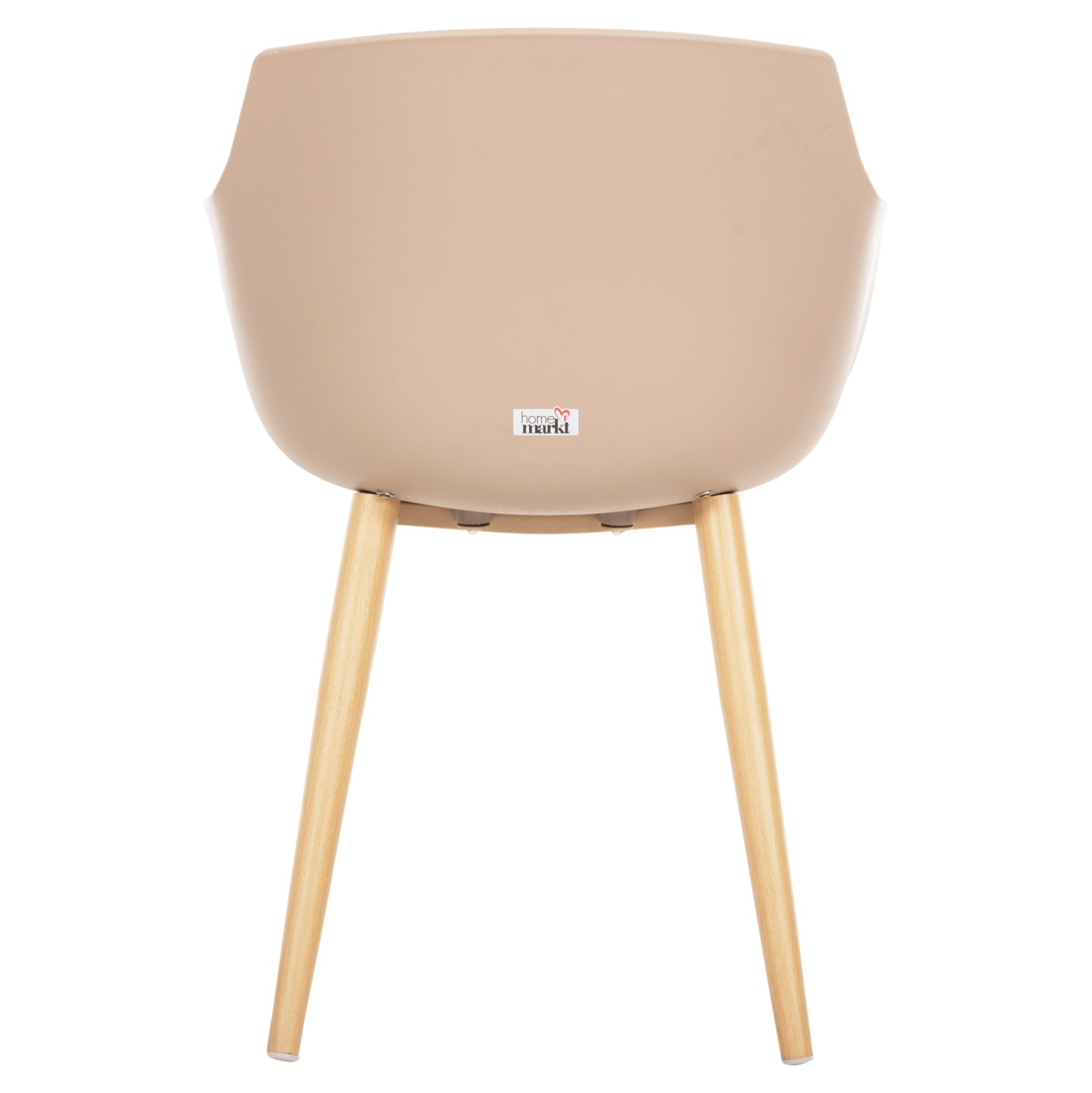 ΚΑΡΕΚΛΑ ΤΡΑΠΕΖΑΡΙΑΣ LUCIE HM8242.11 CAPUCCINO PP-ΜΕΤΑΛ. ΠΟΔΙΑ ΟΨΗ ΞΥΛΟΥ 56x55,5x80Υεκ - Pakobazaar