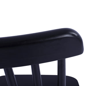 ΚΑΡΕΚΛΑ ΤΡΑΠΕΖΑΡΙΑΣ LUCIEN HM8645.02 ΞΥΛΟ ΟΞΙΑΣ ΣΕ ΜΑΥΡΟ ΜΑΤ ΧΡΩΜΑ 48x54x86Υεκ. - Pakobazaar