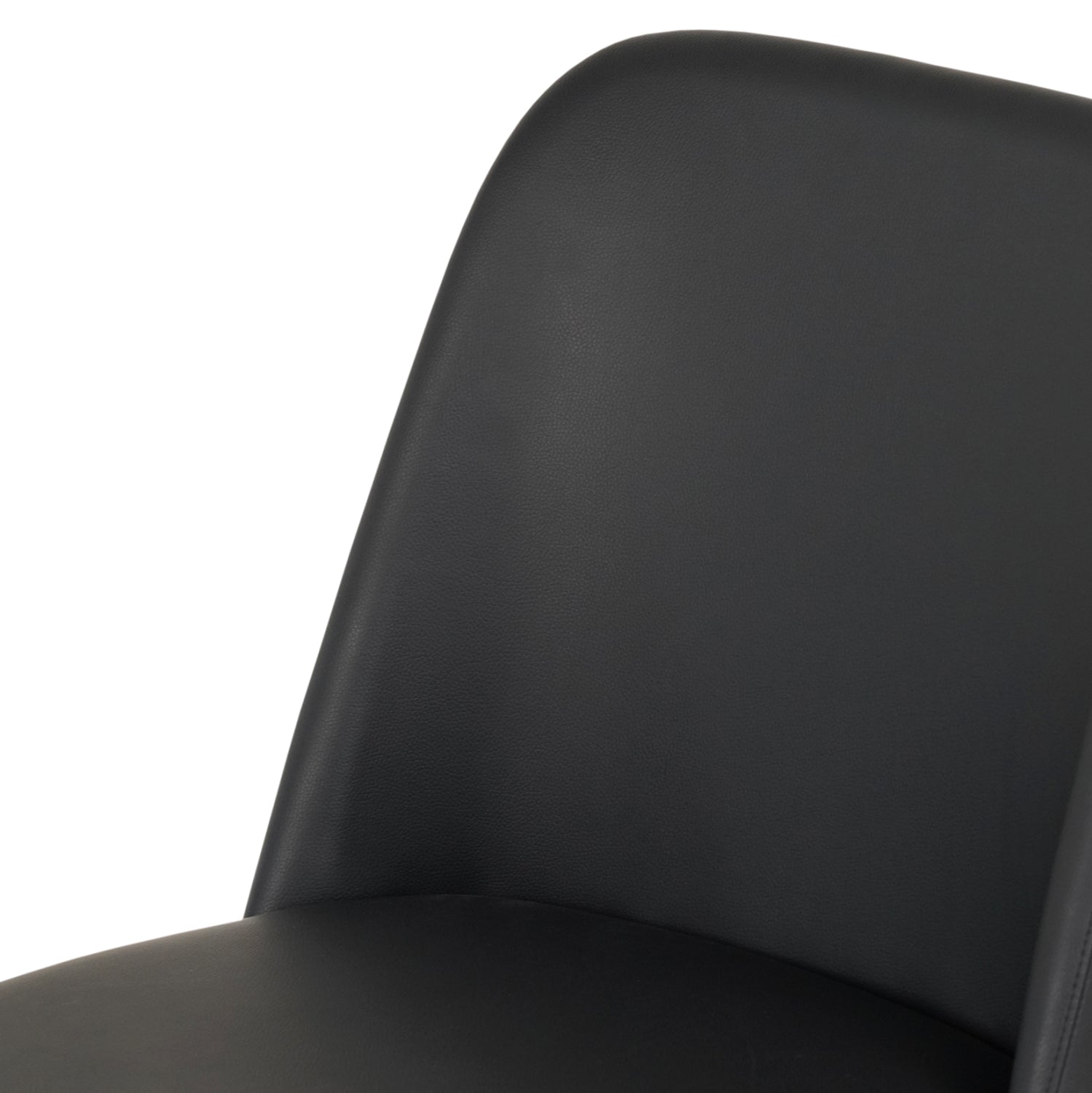 KΑΡΕΚΛΑ ΤΡΑΠΕΖΑΡΙΑΣ FURLAN HM9944.01 RUBBERWOOD-ΜΑΥΡΟ PU 54,5x58x86Υεκ - Pakobazaar
