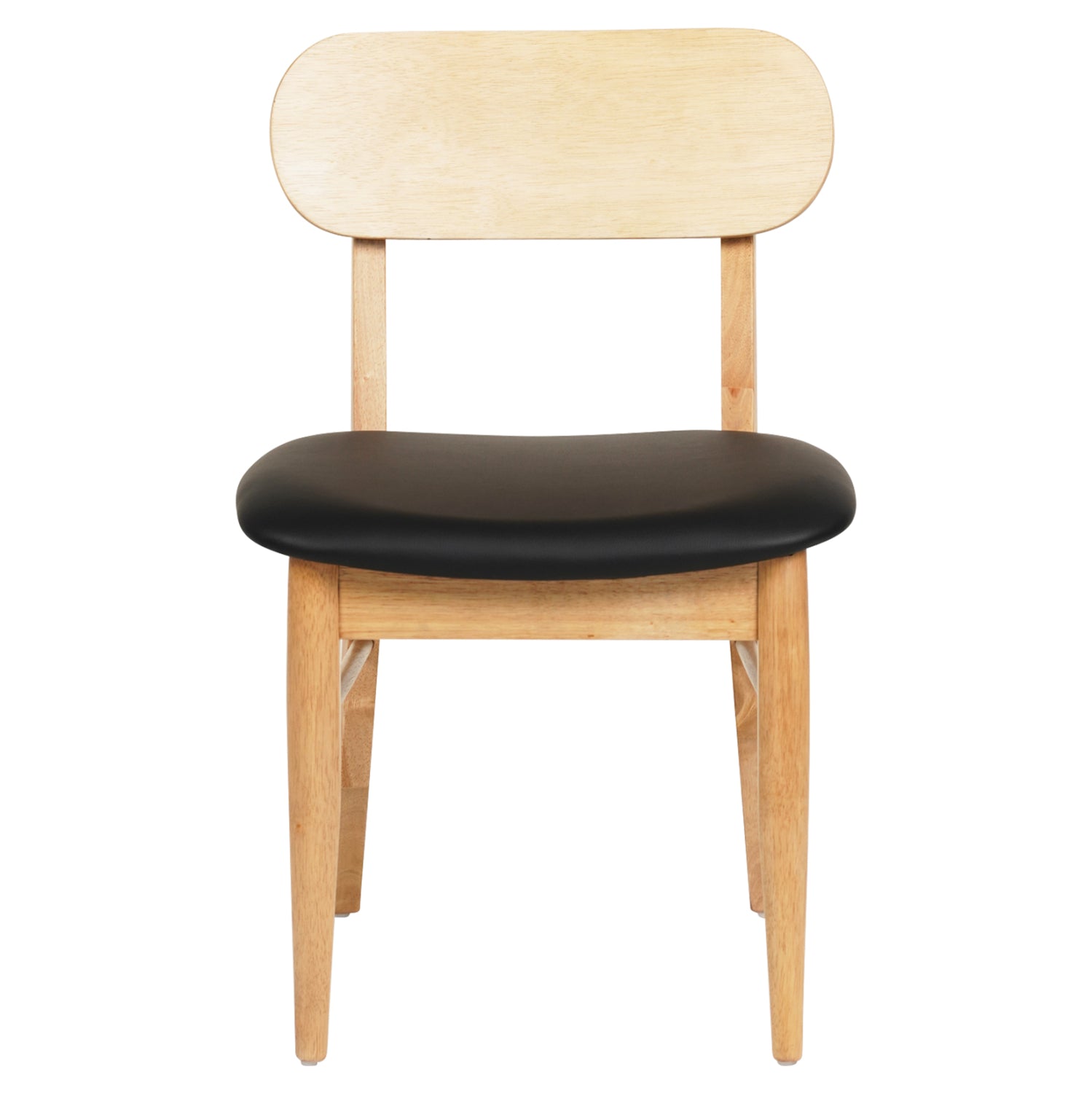 KΑΡΕΚΛΑ ΤΡΑΠΕΖΑΡΙΑΣ SEKOR HM9945.01 RUBBERWOOD-ΜΑΥΡΟ PU 50x50x80Υεκ. - Pakobazaar