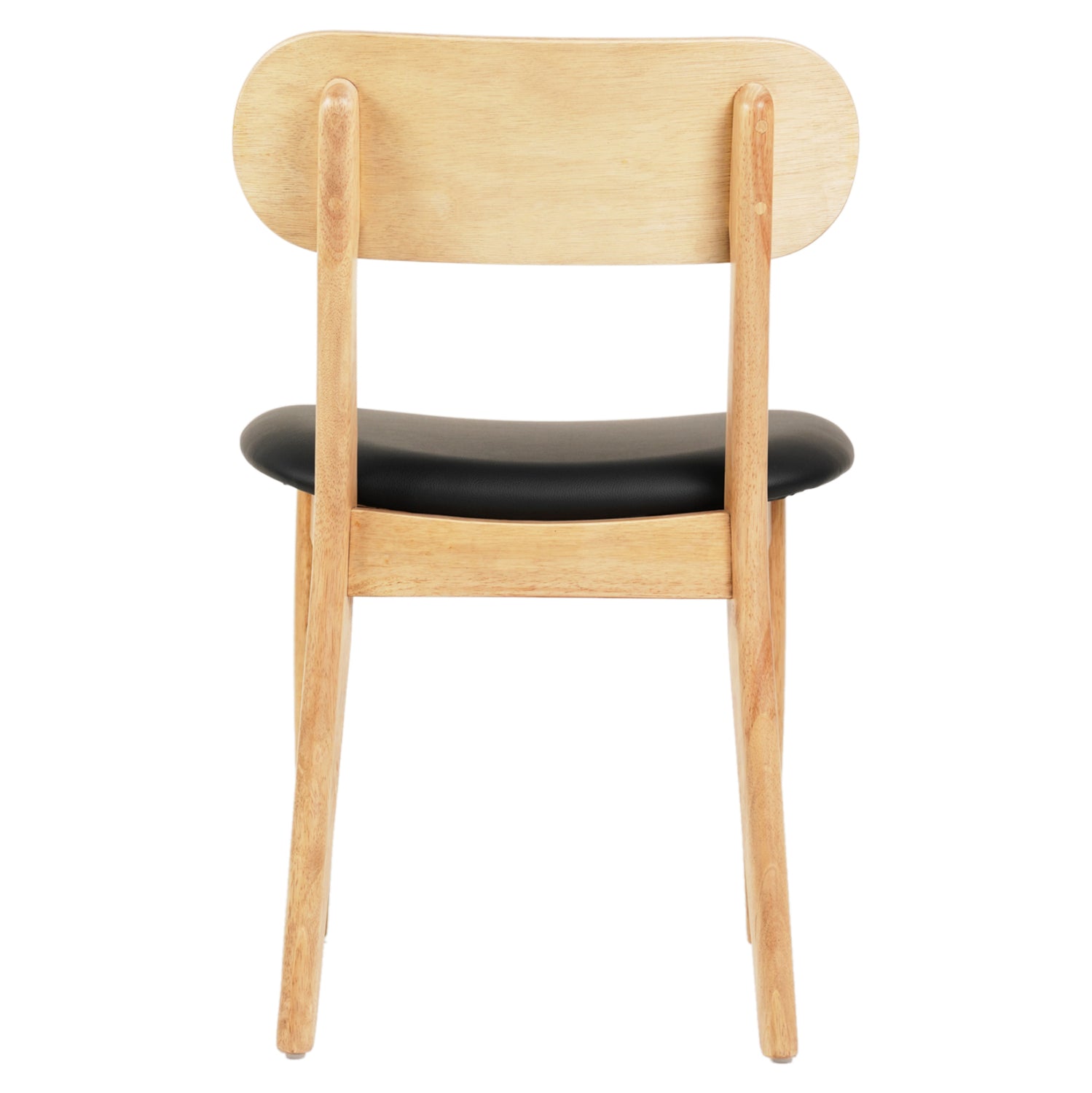 KΑΡΕΚΛΑ ΤΡΑΠΕΖΑΡΙΑΣ SEKOR HM9945.01 RUBBERWOOD-ΜΑΥΡΟ PU 50x50x80Υεκ. - Pakobazaar