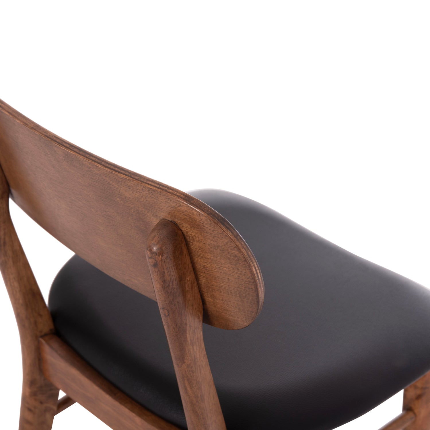 KΑΡΕΚΛΑ ΤΡΑΠΕΖΑΡΙΑΣ SEKOR HM9945.03 ΚΑΡΥΔΙ RUBBERWOOD-ΜΑΥΡΟ PU 51x48x79Υεκ - Pakobazaar