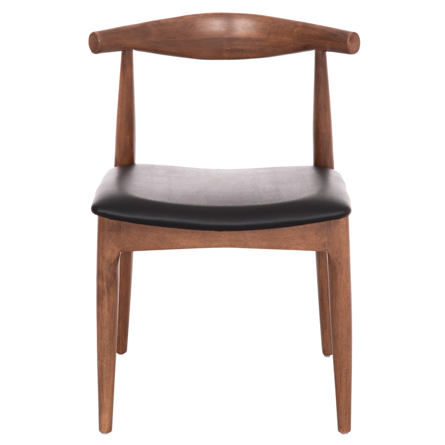 KΑΡΕΚΛΑ ΤΡΑΠΕΖΑΡΙΑΣ ALOR HM9947.03 RUBBERWOOD ΚΑΡΥΔΙ-ΜΑΥΡΟ PU 55x51x75Υεκ - Pakobazaar