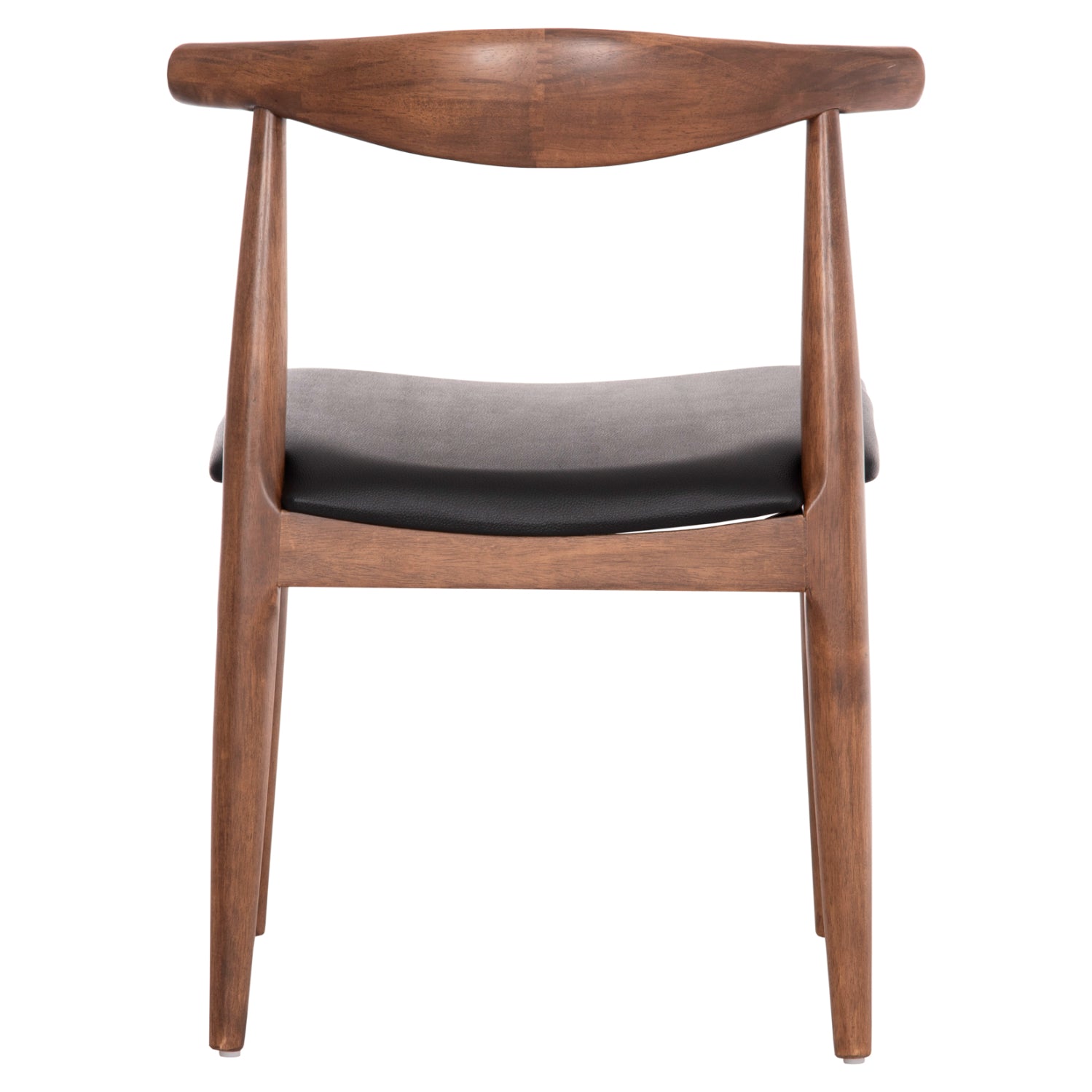 KΑΡΕΚΛΑ ΤΡΑΠΕΖΑΡΙΑΣ ALOR HM9947.03 RUBBERWOOD ΚΑΡΥΔΙ-ΜΑΥΡΟ PU 55x51x75Υεκ - Pakobazaar