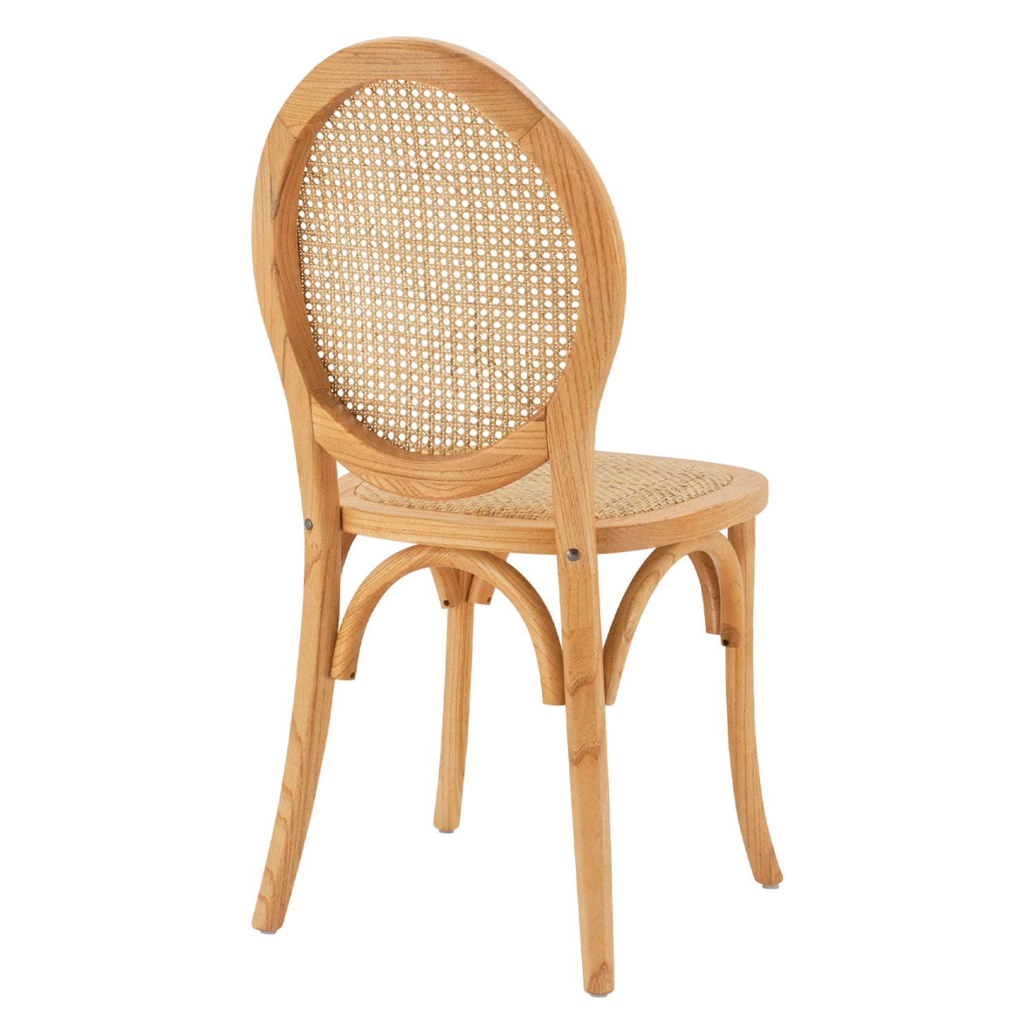 ΚΑΡΕΚΛΑ ΞΥΛΙΝΗ TINSLEY ΜΕ ΟΒΑΛ ΠΛΑΤΗ ΚΑΙ ΠΛΕΞΗ RATTAN ΣΕ ΦΥΣΙΚΗ ΑΠΟΧΡΩΣΗ HM8745.01 45x50x97 εκ. - Pakobazaar