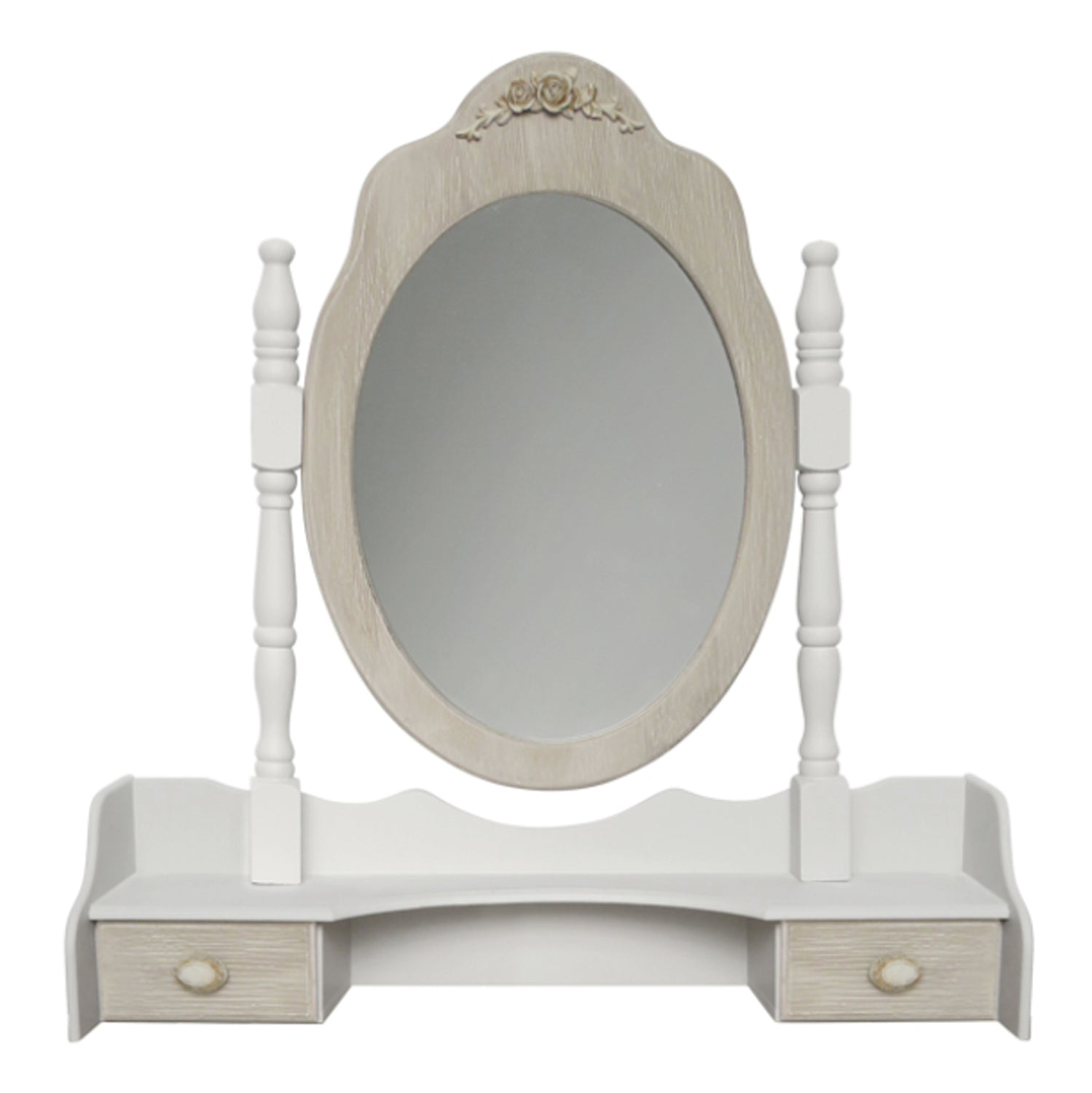 ΚΑΘΡΕΠΤΗΣ MELODY HM7004.02 ΛΕΥΚΟΣ ΓΚΡΙ ΠΑΤΙΝΑ 70Χ17Χ69.50 εκ. - Pakobazaar