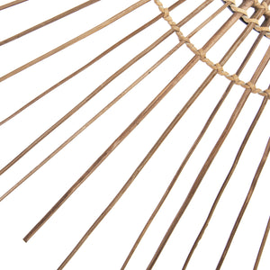 ΚΑΘΡΕΠΤΗΣ ΣΤΡΟΓΓΥΛΟΣ ΜΕ ΠΛΑΙΣΙΟ ΑΠΟ STICKS ΚΟΚΟΦΟΙΝΙΚΑ ΣΕ ΧΡΩΜΑ ΦΥΣΙΚΟ Φ85 εκ.HM7733 - Pakobazaar