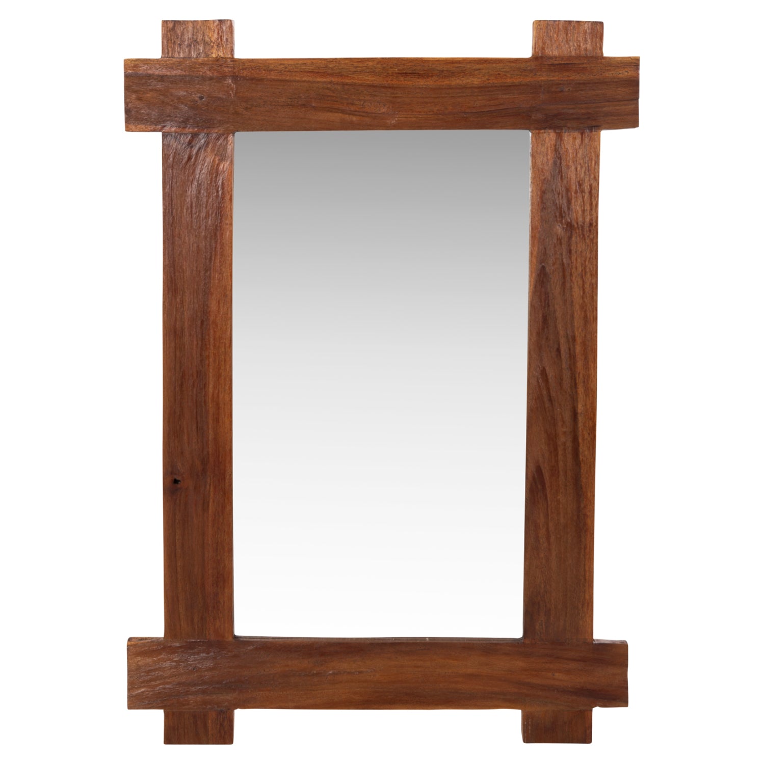 ΚΑΘΡΕΠΤΗΣ ΤΟΙΧΟΥ HM4303 ΑΝΑΚΥΚΛΩΜΕΝΟ TEAK ΣΕ ΦΥΣΙΚΟ 70x100Υεκ. - Pakobazaar