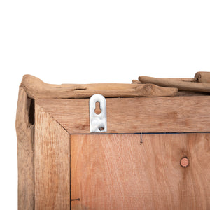 ΚΑΘΡΕΠΤΗΣ ΤΟΙΧΟΥ TWIGS HM4440 DRIFTWOOD ΣΕ ΦΥΣΙΚΟ ΧΡΩΜΑ 62x10x82Υεκ. - Pakobazaar