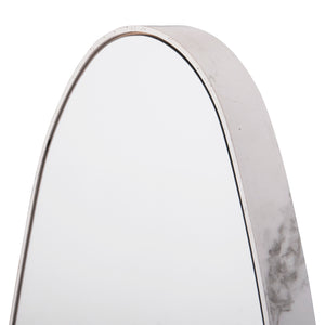 ΚΑΘΡΕΠΤΗΣ ΤΟΙΧΟΥ CRITHER HM4486.05 ΜΕ ΠΛΑΙΣΙΟ MDF ΣΕ WHITE MARBLE ΧΡΩΜΑ 49x140Υεκ. - Pakobazaar