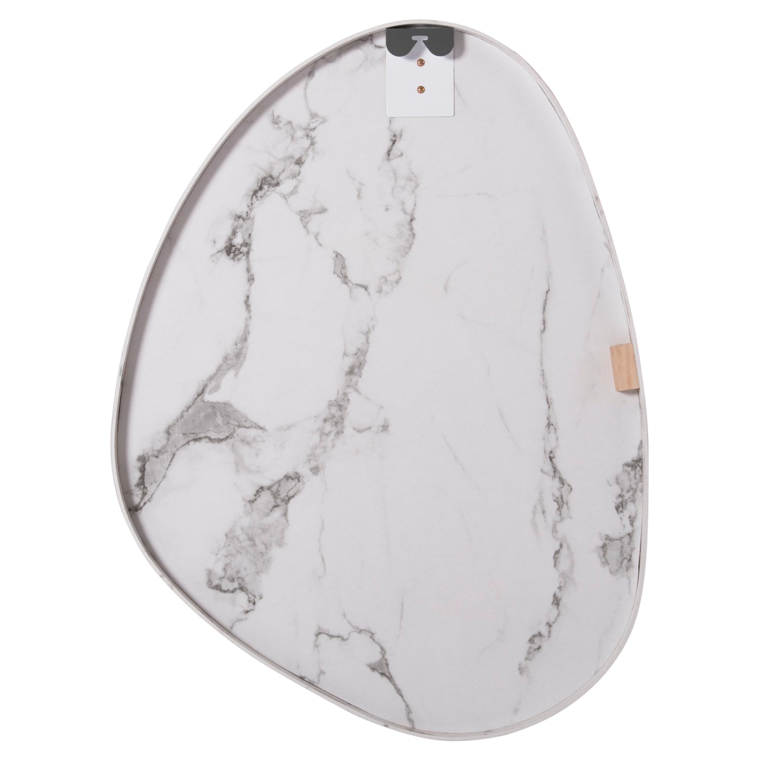 ΚΑΘΡΕΠΤΗΣ ΤΟΙΧΟΥ IRREGU HM4487.05 ΜΕ ΠΛΑΙΣΙΟ MDF ΣΕ WHITE MARBLE ΧΡΩΜΑ 60x80Υεκ. - Pakobazaar