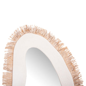 ΚΑΘΡΕΠΤΗΣ ΤΟΙΧΟΥ ΣΕΙΡΑ SANTORINI HM4525 MDF ΥΠΟΛΕΥΚΟ-ΔΙΑΚΟΣΜΗΣΗ ΣΕ ΜΠΕΖ 63x1,8x120Υεκ. - Pakobazaar