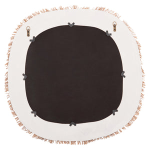 ΚΑΘΡΕΠΤΗΣ ΤΟΙΧΟΥ ΣΕΙΡΑ SANTORINI HM4527 MDF ΥΠΟΛΕΥΚΟ-ΔΙΑΚΟΣΜΗΣΗ ΣΕ ΜΠΕΖ 78x1,8x78Υεκ. - Pakobazaar