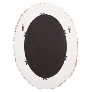 ΚΑΘΡΕΠΤΗΣ ΤΟΙΧΟΥ ΣΕΙΡΑ SANTORINI HM4528 MDF ΥΠΟΛΕΥΚΟ-ΔΙΑΚΟΣΜΗΣΗ ΣΕ ΜΠΕΖ 60x2x80Υεκ. - Pakobazaar