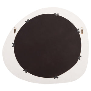ΚΑΘΡΕΠΤΗΣ ΤΟΙΧΟΥ ΟΒΑΛ ΣΕΙΡΑ SANTORINI HM4511 MDF ΣΕ ΥΠΟΛΕΥΚΟ 82x3,5x74Υεκ - Pakobazaar