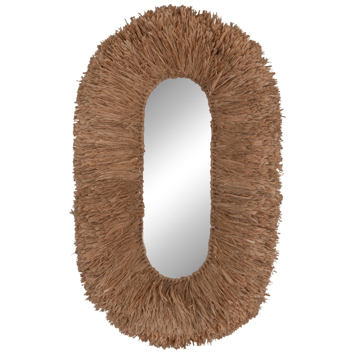 ΚΑΘΡΕΠΤΗΣ ΤΟΙΧΟΥ ΟΒΑΛ HM4711 ΠΛΑΙΣΙΟ ΙΝΕΣ ΣΙΖΑΛ ΣΕ ΧΡΩΜΑ ΦΥΣΙΚΟ 95x60x15(πάχος)εκ. - Pakobazaar